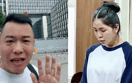 Tôn Bằng xuất hiện trước cổng cơ quan chức năng sau gần 2 tháng Hằng Du Mục bị bắt