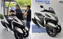 Vừa về Việt Nam xe tay ga Nhật cực lạ: Ăn xăng 2,5L/100km, xe có 3 bánh nhưng dùng bằng lái xe máy 2 bánh