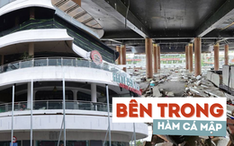 Những hình ảnh ngay lúc này ở Hàm Cá Mập khi bắt đầu dựng khung để tháo dỡ