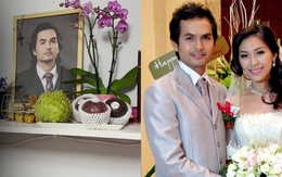 Vợ Đức Tiến đứng trước bàn thờ chồng, uất ức vì bị nói cắm sừng chồng, lấy chồng mới