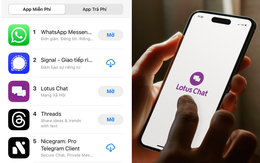 Lotus Chat "lội ngược dòng" ngoạn mục, bất ngờ lọt top 3 ứng dụng chat được tải nhiều nhất Việt Nam