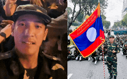 Đại uý Lào nổi tiếng sau màn nói tiếng Việt hút 6 triệu views trong vlog kể lại chuyến công tác 30/4