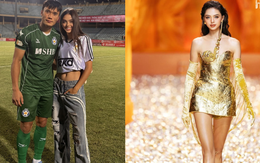 Vợ Tây của Bùi Tiến Dũng đẹp chấn động trên sàn catwalk, để mặt mộc ra SVĐ vẫn xinh nhất dàn WAGs Việt