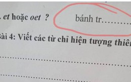 Bài tập tiếng Việt của học sinh tiểu học hỏi về một loại bánh chứa vần "et" và "oet", mẹ mất ngủ vì không tìm ra đáp án