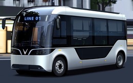 Xe buýt điện VinFast EB 6 ra mắt Việt Nam: 2 phiên bản, chứa tối đa 30 người, màn hình 21 inch siêu lớn, có lọc không khí, cảnh báo quên người trên xe