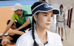 Siêu mẫu Kỳ Hân giảm 5kg sau vụ gãy chân trên sân pickleball, đôi chân dài “kiếm cơm” giờ thành tong teo cực xót