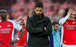 HLV Arteta phát biểu sốc sau trận thua của Arsenal