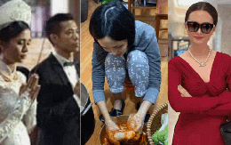 Tiểu thư Hà thành 10 năm lấy chồng cầu thủ: Về quê đảm đang bếp núc, lên phố "dát" đồ hiệu sang chảnh đầy người