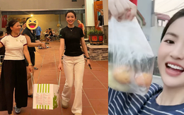Lộ khoảnh khắc Chu Thanh Huyền về quê Quang Hải ăn cỗ nhưng lấy phần đem về, dân tình liền có phản ứng này
