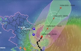 Bão đổi hướng trên vịnh Bắc Bộ, bắt đầu suy yếu