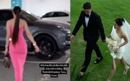 Người đẹp gây sốt với bóng lưng yêu kiều, body mỹ miều bên siêu xe: Hóa ra là nàng WAG sexy nhất làng bóng đá!