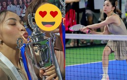 "Mối tình năm 17 tuổi" hot nhất làng bóng khoe visual trắng phát sáng, 2 lần vô địch pickleball trong 2 tháng