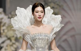 Hoa hậu Đoàn Thiên Ân làm cô dâu xinh đẹp trong show diễn của NTK Kim Anh Lê