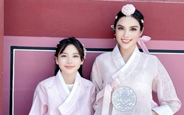 MC Kim Huyền Sâm và con gái hóa mỹ nhân cổ trang Hàn