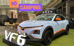 VinFast VF 6 tại quốc gia ĐNÁ này có bản độ camping mà dân chơi Việt mong muốn: Mâm mới, lốp AT gai lớn, thêm giá nóc, đèn trợ sáng, bạt tăng cắm trại