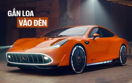 Mercedes-AMG GT đời mới này gắn loa ở đèn pha để giả một thứ tiếng mà fan xe xăng yêu thích