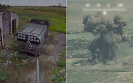 Vụ nổ như bom nguyên tử khi MLRS tầm xa M1991 của Triều Tiên bị phá hủy
