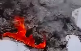 Ô tô chở tài liệu, giấy tờ từ nơi khác đến sân bóng xã Thượng Mỗ để tiêu hủy