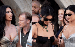 Gái đẹp nhà Kardashian - Jenner "đi cửa sau" đến đám cưới tỷ phú Jeff Bezos, hở bạo kịch liệt để tìm đại gia?