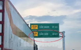 Khó hiểu biển báo địa danh ‘lạ’ trên cao tốc Hà Tĩnh