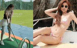 Nóng hơn mùa hè, không cần bikini bốc lửa Louis Phạm vẫn “đốt mắt” dân tình với vóc dáng trên sân golf
