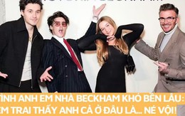Tình cảm gia đình Beckham đã xấu tới mức cậu út thấy anh cả ở đâu là... né vội!
