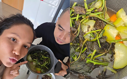 H’Hen Niê khoe "nồi canh tình yêu" chồng nấu cho vợ bầu ốm nghén: Nhìn màu sắc món ăn mà netizen "lo lắng"