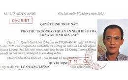 Truy nã đặc biệt Lê Quang Lương