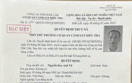 Truy nã đặc biệt Nguyễn Duy Anh Vũ