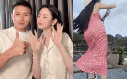 Động thái của Chu Thanh Huyền giữa lúc bị chỉ trích kém duyên vì nhảy lên bàn ăn chụp ảnh, Quang Hải liên quan gì?