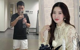 Hai thiếu gia nghìn tỷ nhà bầu Hiển đọ sắc vóc trong phòng gym, netizen gọi tên Đỗ Mỹ Linh vì cách chăm chồng