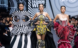 3 nàng hậu đình đám tái hợp, cùng trình diễn Ảo Ảnh của NTK Minh Châu