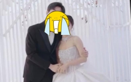 Bộ ảnh cưới đang viral khắp Trung Quốc vì cô dâu chú rể xấu đến mức như có thù với thợ chụp