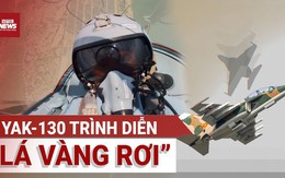 Tuyệt kỹ 'lá vàng rơi' của phi công Yak-130 chuẩn bị cho diễu binh ngày 2/9