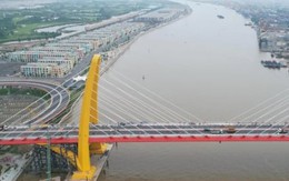 Cận cảnh cầu Hoàng Gia 2.300 tỷ đồng bắc qua sông Cấm trước ngày thông xe