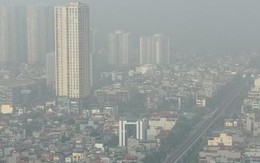 Hà Nội mù mịt sương từ sáng sớm, ô nhiễm không khí thứ 2 thế giới
