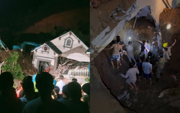Cận cảnh căn nhà ở Lào Cai bị 2.000 m3 đất, đá đổ ụp xuống trong đêm khiến 2 mẹ con tử vong thương tâm