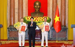 Hai Thứ trưởng Bộ Công an được thăng hàm Thượng tướng