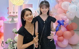 Lê Phương đưa con gái dự tiệc, lời nhắn giản dị bất ngờ khiến khán giả xúc động nhớ đến Quý Bình