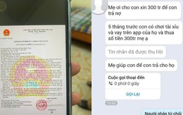 Con trai sinh năm 2007 gọi điện yêu cầu chuyển khoản 300 triệu để "trả nợ": Người mẹ nhất quyết không chuyển và đến công an trình báo