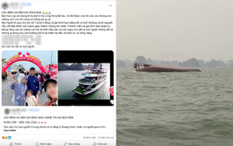 Vụ lật tàu ở Hạ Long: Những dòng tin tìm người thân nghẹn ngào lan khắp mạng xã hội