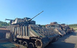 Xe chiến đấu bộ binh M2 Bradley chiến lợi phẩm được trang bị pháo nội địa