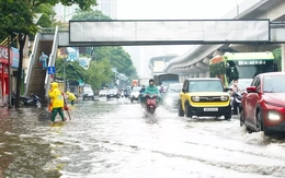Cảnh báo ngập úng tại nội thành Hà Nội, lũ trên sông Hồng, sông Đuống do bão số 3