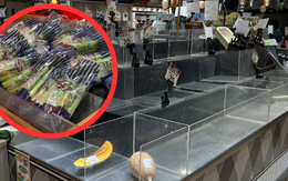 Bên trong siêu thị trống trơn trước bão Wipha, 1 loại rau bị người Trung Quốc đồng loạt bỏ lại: Lý do gì bị "ghẻ lạnh"?