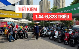 Mua xe gì khi Vành đai 1 hạn chế xe máy xăng từ năm sau: Xe máy điện VinFast được giảm tới 7 triệu đồng ngay từ ngày mai