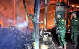 Chập điện cháy nhà trong đêm ở Quảng Trị, 4 người đang ngủ may mắn thoát chết