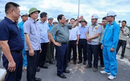 102 mũi thi công, 450 thiết bị, gần 1.300 kỹ sư, công nhân, quyết tâm hoàn thành dự án 10.000 tỷ theo mục tiêu Thủ tướng giao