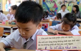 Học sinh tiểu học làm bài Toán "chia 17 con ngựa", xem đáp án nhiều người phì cười: Em nên lên thẳng đại học!