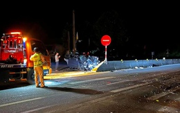 Bắt tài xế xe tải gây tai nạn liên hoàn làm 2 bố con ở Hà Tĩnh tử nạn