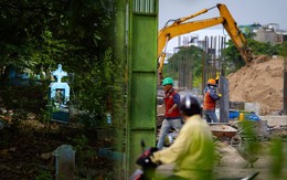 Toàn cảnh ngôi trường tiểu học đang được xây dựng trên nền nghĩa trang lớn nhất TP.HCM